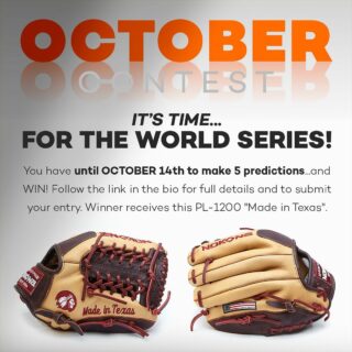 The October contest is LIVE. Link in bio for your chance to win a FREE glove! #Nokona
